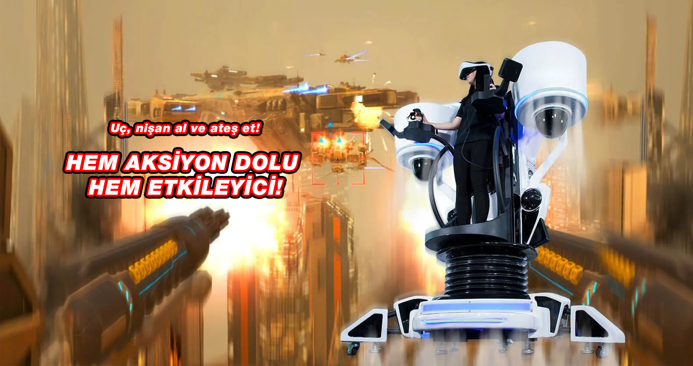 DİNAMİK 360° DÖNEBİLEN VE YÜKSELEBİLEN UÇUŞ SİMÜLATÖRÜ
